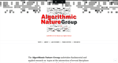 Desktop Screenshot of algorithmicnature.org